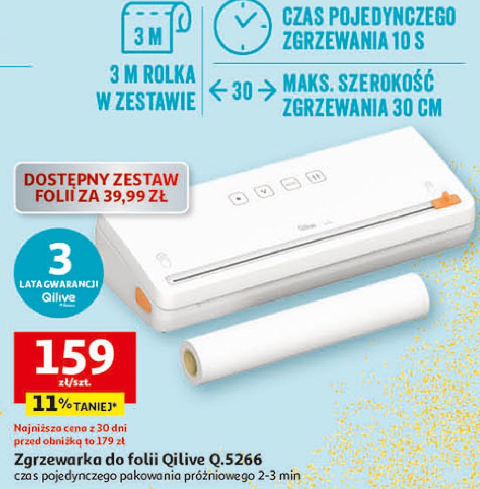 Zgrzewarka do folii q.5266 Qilive cena promocje opinie sklep