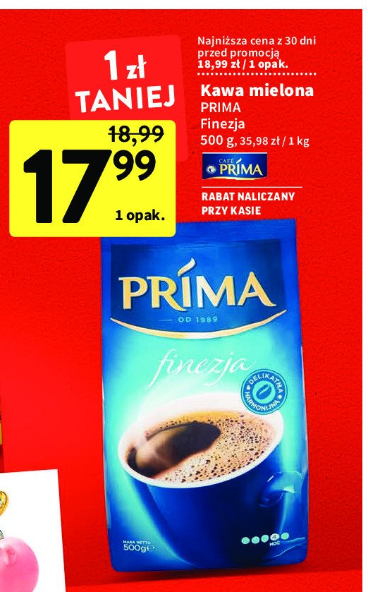 thumbnail interactive-video image 1 of Cafe Prima Finezja Ground Coffee From Poland - 500g Bag, Free Shipping 1 of 5