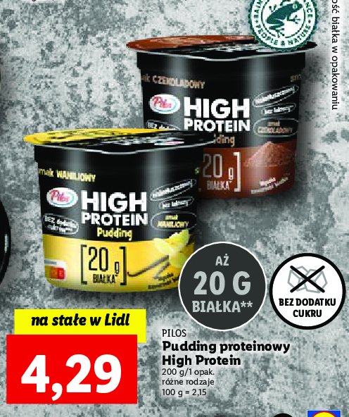 Pudding Proteinowy Waniliowy Pilos High Protein Cena Promocje Opinie Sklep Blixpl