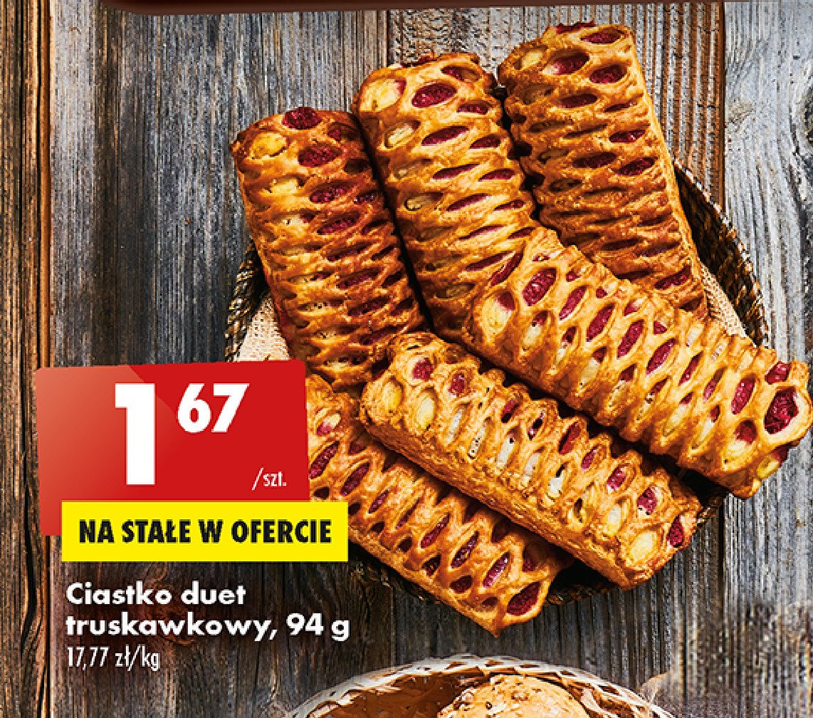 Ciastko duet z truskawkami cena promocje opinie sklep Blix.pl