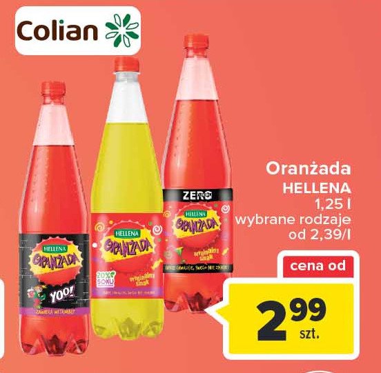 Oranżada czerwona zero Hellena oranżada - cena - promocje - opinie ...