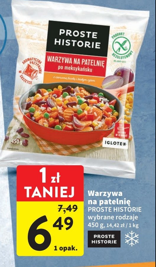 Warzywa na patelnię po meksykańsku Iglotex proste historie - cena ...