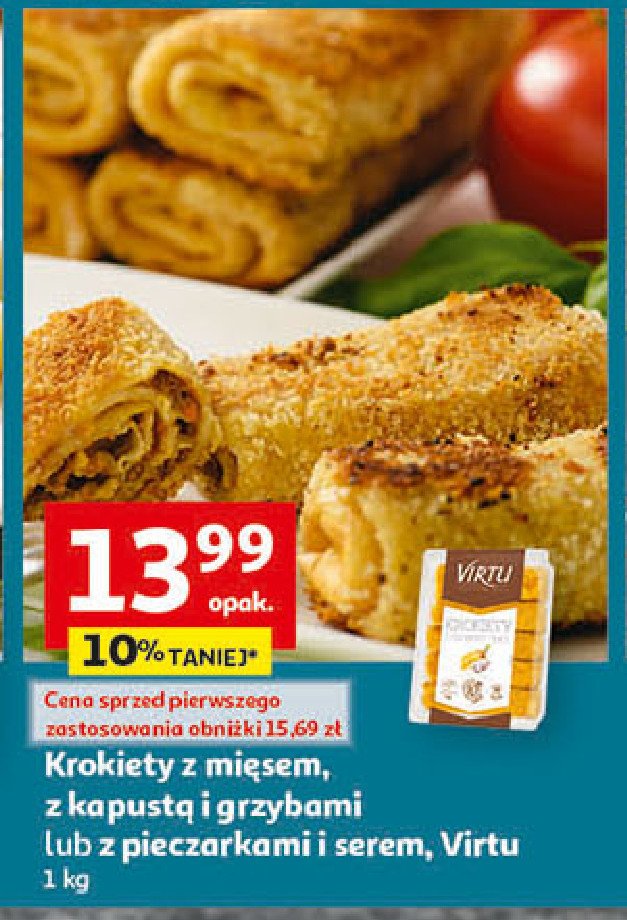 Krokiety z kapusta i mięsem Virtu - cena - promocje - opinie - sklep ...