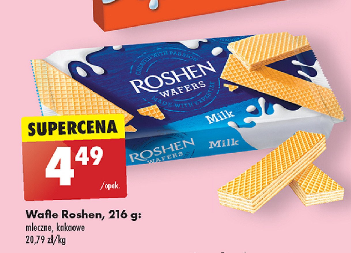 Wafelki Kakaowe Roshen - Cena - Promocje - Opinie - Sklep | Blix.pl ...