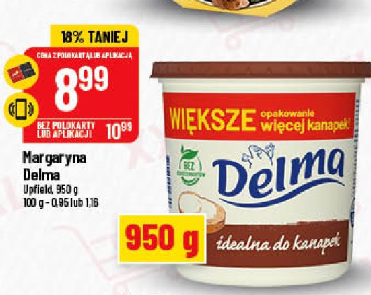 Margaryna Delma extra maślany smak - cena - promocje - opinie - sklep ...