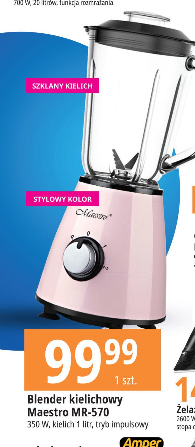 Blender kielichowy mr570 MAESTRO cena promocje opinie sklep