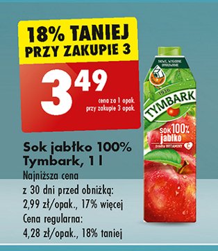 Sok jabłkowy Tymbark 1936 - cena - promocje - opinie - sklep | Blix.pl ...